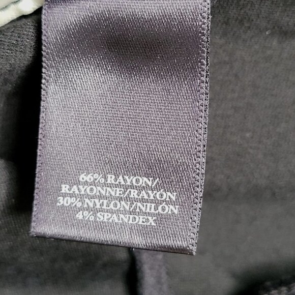 Ann Taylor Capri Leggings Size M 29X25 Ponte Zipper Pockets Elastic Waist - Picture 6 of 12